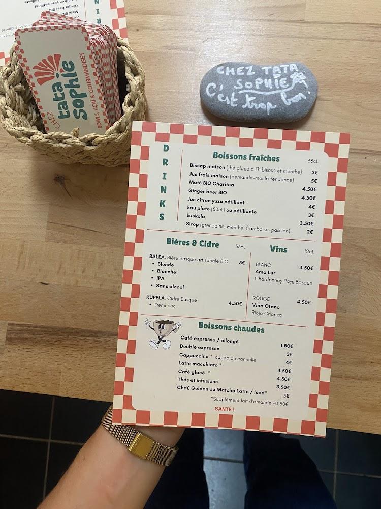 Chez Tata Sophie - Menu Image 3